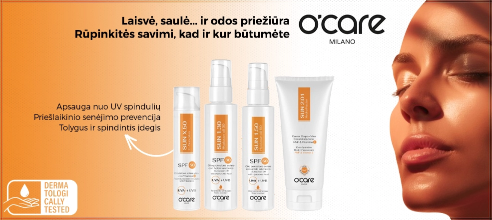 Laisvė, saulė... ir odos priežiūra